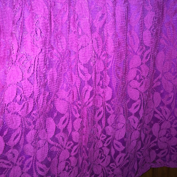 Vibrant Magenta Lace Fit & Flare Dress! - Picture 4 of 6